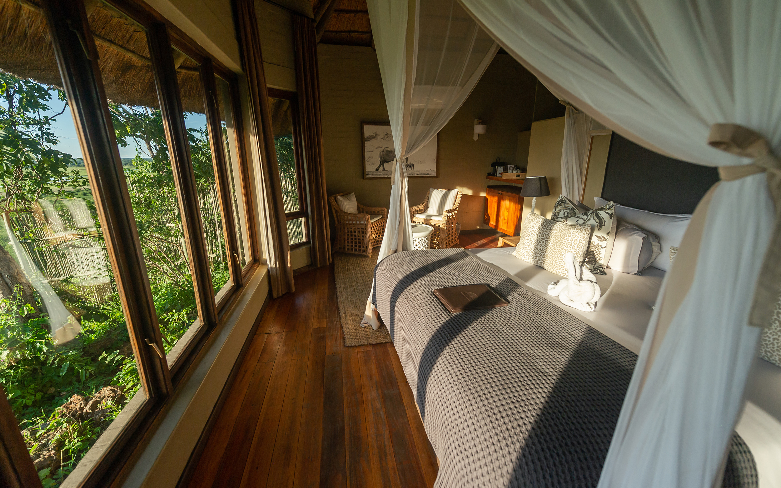 Web Machaba Botswana Ngoma Safari Lodge Bedroom Window