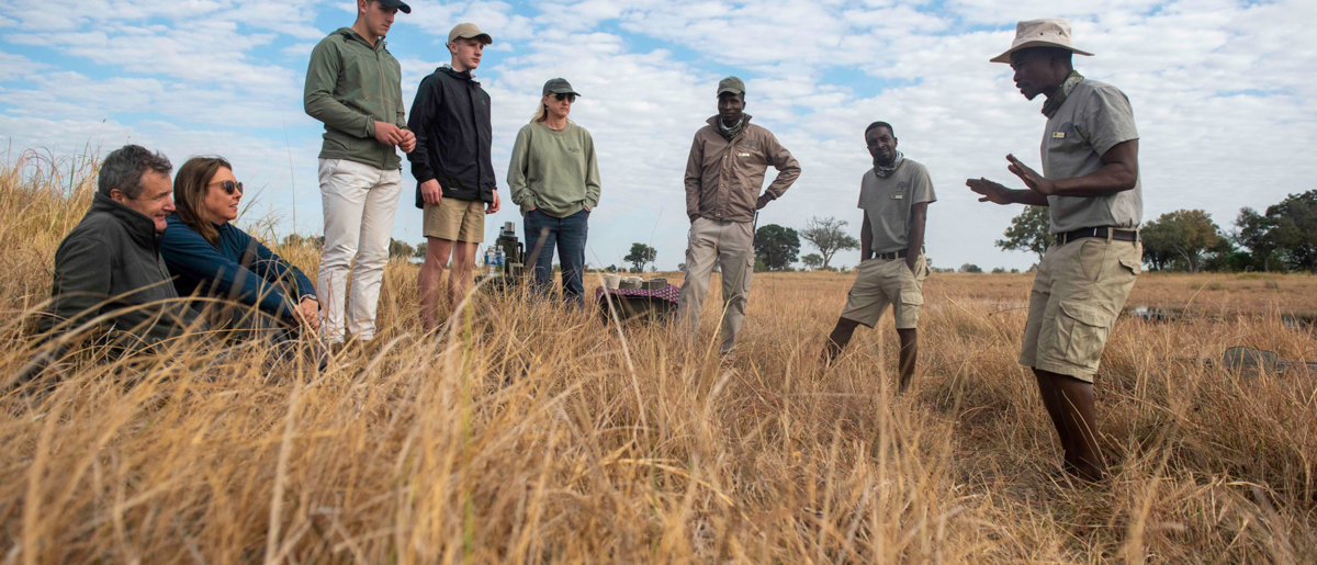 Machaba Safaris   Botswana Safaris   Okavango Delta   Kiri Camp   Hightlight   Game Viewing On Foot 1