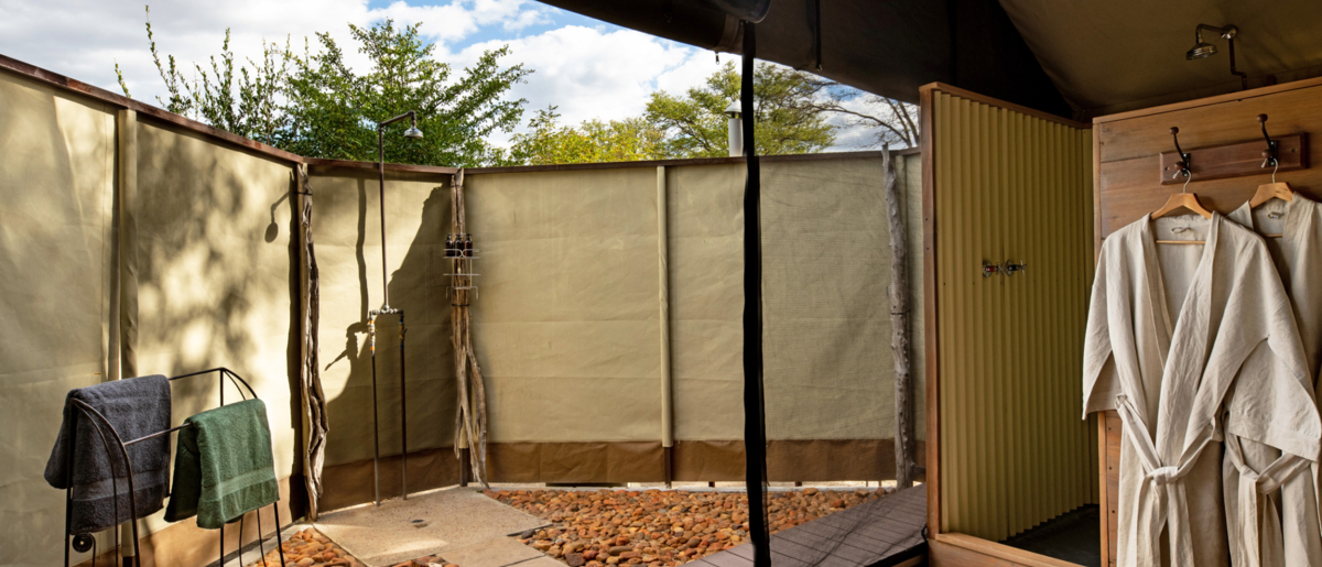 Machaba Zimbabwe Mana Pools Ingwe Pan Shower Room View