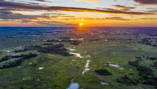 Botswana Okovango Delta Machaba Sunset