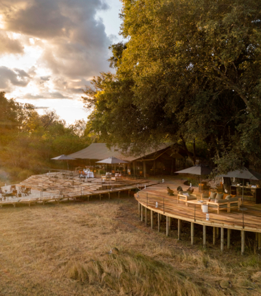 Machaba Botswana Okavango Delta Kiri Camp Aerial View