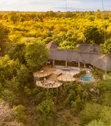 Machaba Ngoma Safari Lodge Wildlife Stories November 2025 Aerial