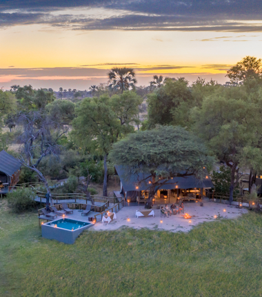 Botswana Gomoti Plains View From Above