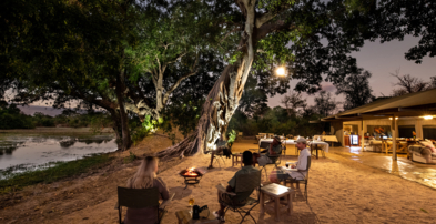 Machaba Zimbabwe Ingwe Camp Sunset Overlooking Zambezi River