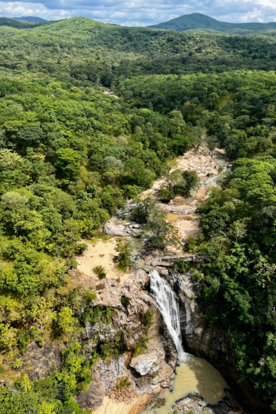 Mkuti Waterfall Aerial