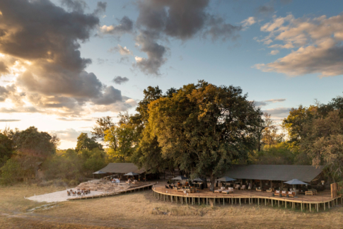 Machaba Botswana Kiri Camp Aerial View