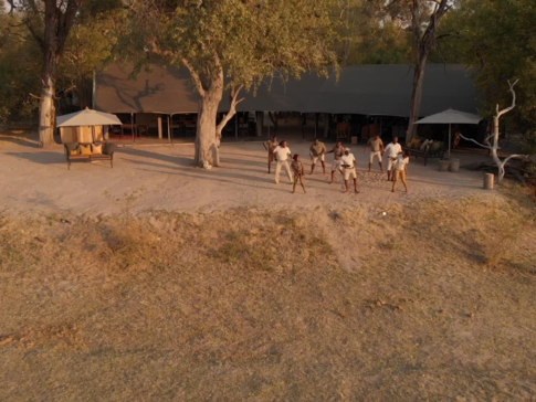 Botswana Machaba Camp Jerusalema Dance Challenge Outside