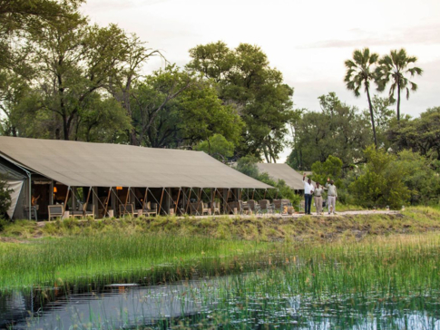 Machaba Safaris   Botswana   Gomoti Plains   Lodge From River