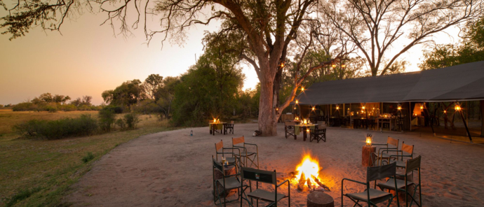 Botswana Machaba Camp Fireside