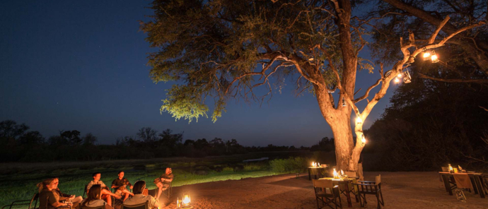 Botswana Okavango Delta Machaba Camp Sightings December 2021 Fire Camp