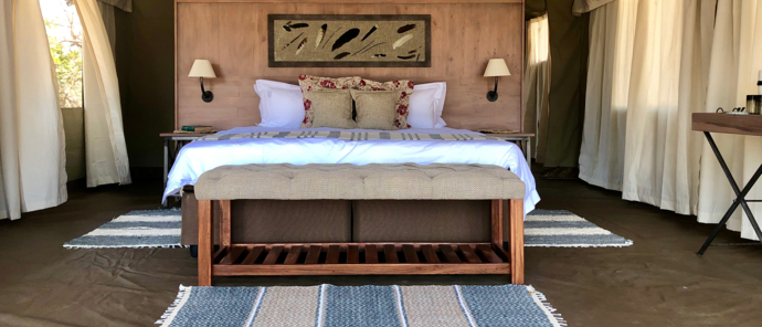 Zimbabwe   Mana Pools National Park   Ingwe Pan   Bedroom Wide View