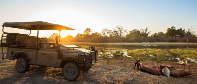 Machaba Safaris   Botswana   Machaba   Sundowners On River Banks
